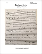 Tantum Ergo SATB choral sheet music cover